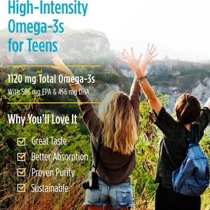 น้ำมันปลาสกัดสูตรเฉพาะ 1120 มก. 60 แคปซูลนิ่ม บำรุงสุขภาพหัวใจสำหรับผู้ชายและผู้หญิง น้ำมันปลาแบบซอฟต์เจล - Product Image 6