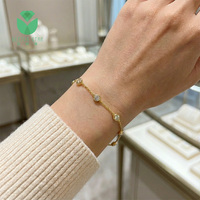 Bracelet de mariée Betterstar haut de gamme en diamant de laboratoire certifié IGI, couleur D, clarté VVS, taille ronde, serti en forme de bulle, fabrication usine
