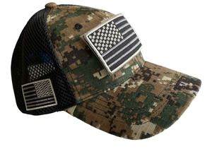 Casquette de baseball en toile à imprimé animalier avec patch USA, drapeau américain, sportive, réglable - Product Image 2