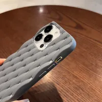 Coque de téléphone en silicone pour iPhone 11 12 13 14 15 Pro Max X Xs Max XR 7 8 Plus, coque de protection creuse, souple, dissipation thermique, unie, 18pro 18pm