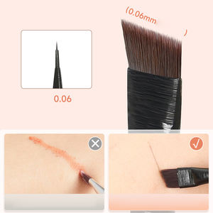 Pinceau fin pour sourcils et yeux, ultra fin, plat, pour le <span class=keywords><strong>contour</strong></span>, la précision, la définition, petit pinceau angulaire, pointu, fin, pour le maquillage des yeux, pinceau unique - Product Image 4
