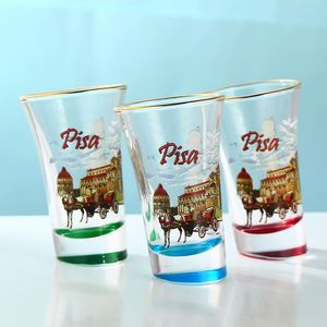 Verres à shot transparents de 2 oz personnalisables par sublimation, en gros, verres hauts modernes pour fêtes de Noël, en stock, pour whisky - Product Image 3