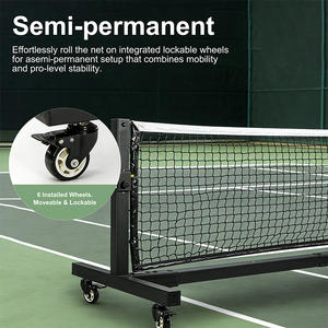 Ensemble de filet de pickleball de qualité tournoi JH, cadre en acier robuste, revêtement antirouille, pour la compétition et l'entraînement, ensemble de filet Peak Ball - Product Image 2