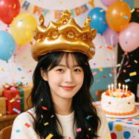 Couronnes et diadèmes gonflables en plastique pour enfants – Chapeaux de fête d'anniversaire, accessoires de performance créatifs, coiffures de cosplay, accessoires photo – Non toxiques et durables