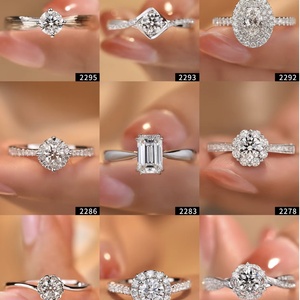 Huazhong Gem Wholesale Igi Certified 14k 18k Solid Gold Cvd HPHT Lab Grown <b>Diamond</b> <b>Rings</b> Engagement <b>Ring</b> Jewelry for Women - Product Image 2