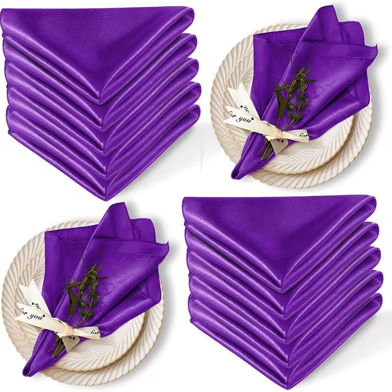 Wholesale Soft Square Satin Napkins High