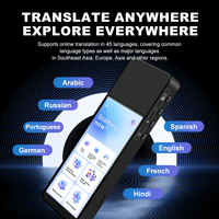 Écouteurs de traduction IA en temps réel, écouteurs traducteurs à oreille ouverte pour réunions de groupe et présentations