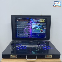 Console de jeu d'arcade portable Pandora DX 35000 avec écran 24 pouces, double joystick, machine de jeu pliable, jeu gratuit, pour comptoir de bar ou table