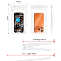 Nouvelle mise à niveau, sac étanche pour téléphone flottant, étui de téléphone portable étanche pour tous les téléphones