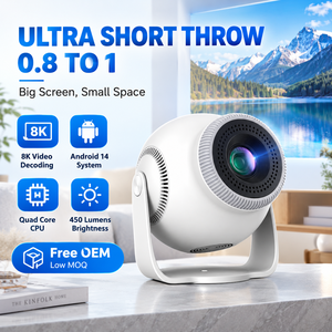 โปรเจคเตอร์พกพา Topleo Android 14 รุ่นมินิ รองรับการถอดรหัสวิดีโอ 8K สำหรับโรงภาพยนตร์ในบ้านและนอกบ้าน - Product Image 1