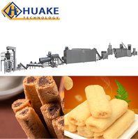 Ligne de production entièrement automatique de snacks de riz soufflé fourrés
