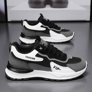 Summer Men's Korean-Style <b>Retro</b> Sports Casual Running Skateboarding Sneakers Breathable All-match Thick-Soled Dad Shoes - Product Image 4