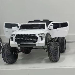 2024 vente en gros enfants 12v à piles surdimensionné jouet monstre <span class=keywords><strong>voiture</strong></span> enfants quatre moteurs entraînement grande roue électrique monter sur <span class=keywords><strong>voiture</strong></span> jouet - Product Image 2