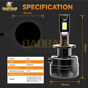BB2909 Lampadina LED per Fari <span class=keywords><strong>Auto</strong></span> Serie D 70W D1 D2 <span class=keywords><strong>D3</strong></span> D4 - Product Image 5