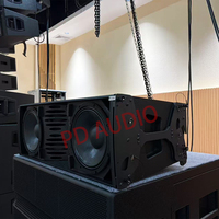 Speaker Line Array Pasif Dual 12" 3-Way Neodymium PD312-P dengan Kayu Birch Plywood 1000W Pro Audio untuk Panggung Konser dan Acara Live