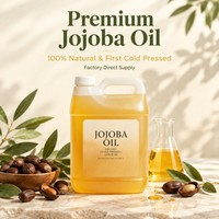 Huile de Jojoba naturelle non raffinée pressée à froid de première qualité, directement de l'usine