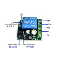 Interrupteur à distance sans fil, interrupteur relais à un canal marche/arrêt, AC90V à 256V, pour contrôle d'accès, verrouillage et éclairage LED