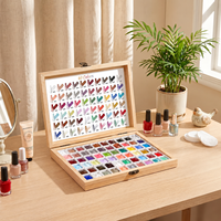 Palette de gel crème solide en résine naturelle, 60 couleurs, texture lisse, effet dégradé, durcissement UV/LED, pour salon et usage domestique