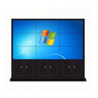 Prix usine OEM Modules de mur vidéo LCD commerciaux 3x3 de 55 pouces 3,5 mm avec animation pour magasins de détail et ascenseurs
