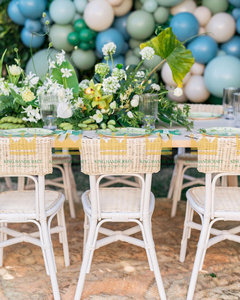 Chaise en rotin faite à la main par un fabricant professionnel pour les fêtes d'anniversaire, chaise en osier pour tout-petits, mobilier enfant naturel, exportation - Product Image 4