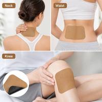 Patch chauffant au gingembre en gros, 50 pièces/sac, plâtre naturel à base de plantes pour soulager les douleurs au genou, au cou et à la taille, logo personnalisé