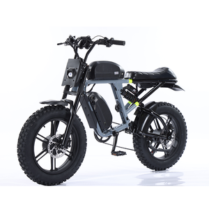 Bicicleta Eléctrica Super de 20 Pulgadas, 1000w, 48v, 52v, de Largo Alcance, con Neumáticos Gruesos, <span class=keywords><strong>73</strong></span>, con Batería de Litio Dual - Product Image 3