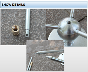 REFINE 2025 Best-Selling <strong>Lightning</strong> Rod with Low <strong>Lightning</strong> Rod Prices <strong>Lightning</strong> Rods for Sale - Product Image 5