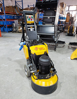 A1 450mm BEST SELL Ponceuse et polisseuse de sols en béton à engrenages planétaires, à poussée manuelle, avec moteur 3HP haute efficacité