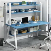 Bureau d'ordinateur compact avec étagère pour la maison, le bureau, la chambre, l'appartement – Vente en gros, directement de l'usine, OEM, taille personnalisée