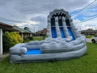 Videur gonflable en PVC commercial le plus vendu pour enfants sautant toboggan dans la jungle en vente toboggans populaires pour enfants