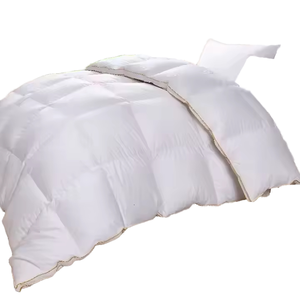 Edredón de <span class=keywords><strong>Plumas</strong></span> de Ganso de Lujo Tamaño King para Hotel, Funda 100% Algodón Antiplumón, 750 de Poder de Relleno, Inserto de Edredón con Diseño de Caja Acolchada para Todas las Estaciones - Product Image 1