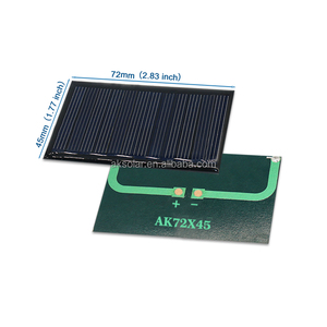 Paneles Solares Mini DIY de 72x45 6V 70ma PERC Epoxy Poly 156x156 Celdas, 19% de Eficiencia, AK CE ROHS, <span class=keywords><strong>Carga</strong></span> de Batería, Venta al Por Mayor OEM - Product Image 4