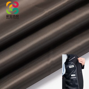 Erkek ve Kadın Takımları ve Trençkotlar için Brokar Dimi Astar Kumaşı %55 Polyester %45 Viskoz Aşınmaya Dayanıklı - Product Image 1