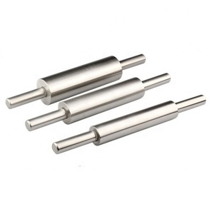 Customized Logo Durable Stainless Steel Roller <b>Rolling</b> <b>Pin</b> for Kitchen Restaurant Bakery - Product Image 1