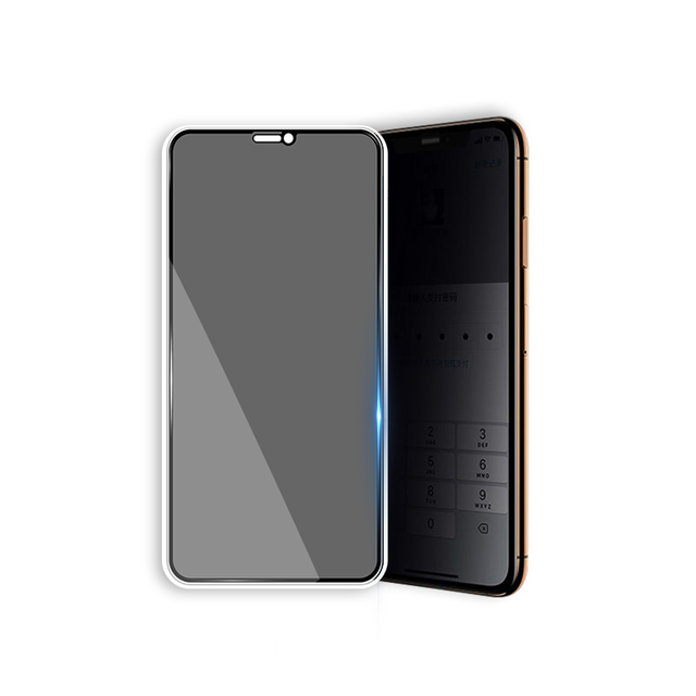 Oem Privacy Screen Protectors Custom 9h 2.5D Anti spy Tempered Glass Screen Protector Cell Phone Protector