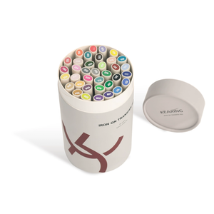 Kearing-Marqueur de transfert thermocollant à pointe biseautée de 3.5mm, 36 couleurs <span class=keywords><strong>pour</strong></span> tissu, tasse, verre, bois, ETP-336 de marquage - Product Image 1