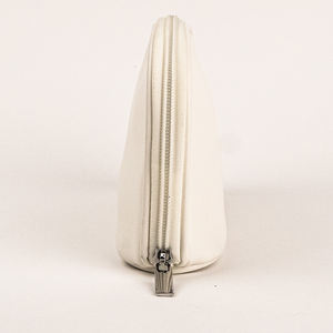 Trousse de maquillage de luxe pour femmes Sac de rangement cosmétique à fermeture éclair en cuir PU avec logo personnalisé pour le voyage - Product Image 2