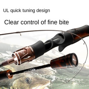 Cần câu carbon WEIHE 1.38m 1.5m 1.68m 1.80m tốt nhất, cần câu nước mặn, cần câu baitcasting để bán - Product Image 2