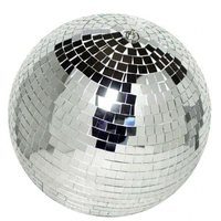 Équipement d'effets de scène, boule miroir LED, lumière disco, boule de verre, lumière dorée