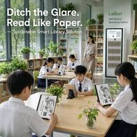 Layar E-Reader E-ink Carta 300PPI |   Layar Anti-Silau Seperti Kertas |   Panel Digital Zero Strain untuk Perpustakaan Sekolah & Membaca Dalam Waktu Lama