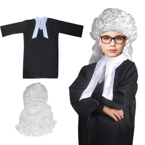 Costume de déguisement d'<span class=keywords><strong>avocat</strong></span> pour garçons et enfants en satin personnalisé FQC - Product Image 1