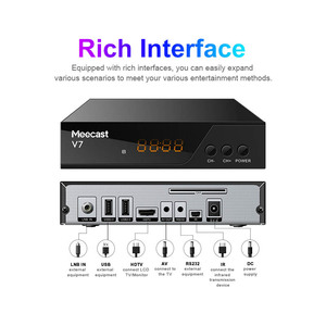 Récepteur de télévision par satellite numérique DVB-S2 HD 1080P, décodeur Free Air, prise en charge <span class=keywords><strong>H265</strong></span>/HEVC, compatible CA Conax, boîtier en fer GX6605H, Wi-Fi/LAN, 12 mois - Product Image 4
