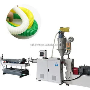 Electric duct making machine/PP PE PVC EVA Plastic single wall corrugated pipe machine From China supplier