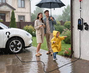 ベストセラー TUV 7kW 11kW 22kW ポータブルEV充電器 タイプ2 家庭用充電ステーション IP66 スマートアプリ EVSE ケーブル（オプションのアダプター付き） - Product Image 6