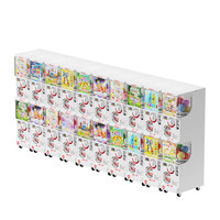 DOZIYU Distributeur de capsules de jouets en plastique compact et économique, modèle S Mini Cosmic Code, à combinaison libre
