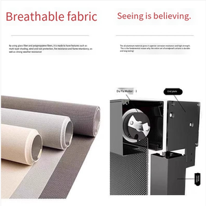 Chống nắng ngoài trời và rèm che, loại có thể cuộn và kéo lên, Rèm điện thông minh, màn trập lăn chống gió - Product Image 3