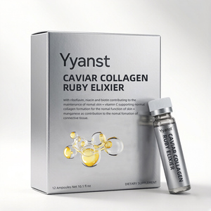Elixir de collagène de caviar OEM/ODM pour blanchir la peau, réduire les rides, favoriser la santé des ongles, boisson liquide au collagène marin. - Product Image 1