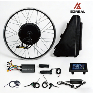 이지리얼 전기 자전거 개조 키트 (리튬 배터리 포함) 2000W/3000W 52V/72V 허브 모터 썸 스로틀 리어 휠 29인치 - Product Image 1