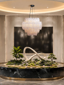 Lampadario di Lusso in Ferro |   Lampada a Sospensione Architettonica Moderna con Luce LED e Altezza Regolabile per Grandi Sale da Ballo - Product Image 5
