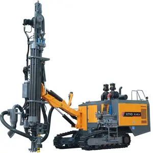 High performance KT9D crawler blast hole mine drilling machine hydraulic drill rig built-in air compressor